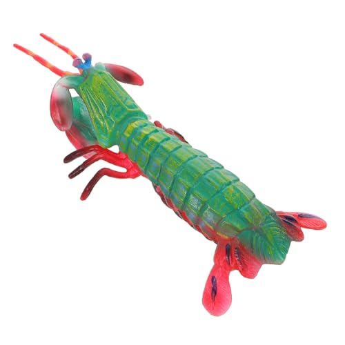 BESTonZON Realistisches Meerestiermodell Hummer Nachbildung Figur Lernspielzeug für Kognitive Erkennung Detailgetreu Gestaltetes Pädagogisches Ozeantier Ornament von BESTonZON