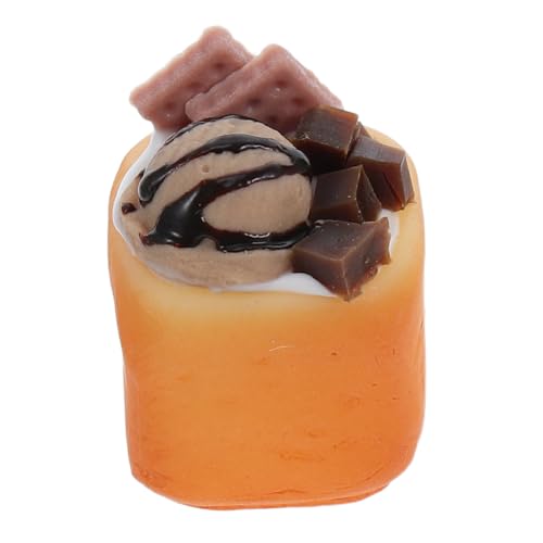 BESTonZON Realistisches Mini Food Modell für Puppenhaus Zubehör Ergänzung für Küchen und Dessert Szenen Schokoladen Eiscreme von BESTonZON