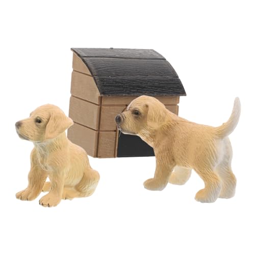 BESTonZON Realistisches Miniatur Hundehäuschen Set mit süßen Welpenfiguren vielseitigen Accessoires und einzigartigen Dekorationen – perfektes Puppenhaus Spielzubehör für Puppenhaus und BESTonZON Realistisches Miniatur Hundehäuschen Set mit süßen Welpenfiguren vielseitigen Accessoires und einzigartigen Dekorationen – perfektes Puppenhaus Spielzubehör für Puppenhaus und von BESTonZON