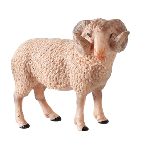 BESTonZON Realistisches Schafmodell Deko Figur mit Gebogenem Horn Lebensecht Simuliert Kinderzimmer Pädagogisch Stilvolles Zimmer Ornament BESTonZON Realistisches Schafmodell Deko Figur mit Gebogenem Horn Lebensecht Simuliert Kinderzimmer Pädagogisch Stilvolles Zimmer Ornament von BESTonZON