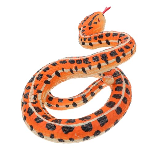 BESTonZON Realistisches Schlangenmodell Kunststoff für Naturgetreuer Detailtreue Pädagogisch Wertvoll Wissen und Intelligenz für Halloween Karneval und Spaß an Scherzpartys von BESTonZON