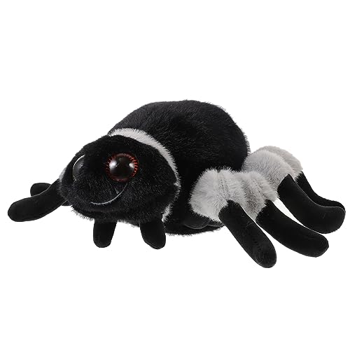 BESTonZON Realistisches Spider Plüschtier Weiches Kuscheltier mit Füllung Niedliche Halloween Deko und für Schlafzimmer Sofa Ornament BESTonZON Realistisches Spider Plüschtier Weiches Kuscheltier mit Füllung Niedliche Halloween Deko und für Schlafzimmer Sofa Ornament von BESTonZON