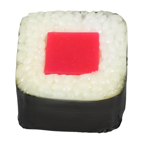BESTonZON Realistisches Sushi Modell Onigiri Simulation Japanische Essensdekoration Für Geburtstag Restaurant Display Und Lernspielzeug Kreatives Sushi Ornament von BESTonZON