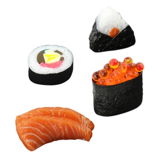 BESTonZON Sushi Go Realistisches Sushi Modell Set Japanisches Sushi Modell Für Küche Dekoration Inklusive Onigiri Lachs Sushi Sushi Rollen Und Fischrogen Sushi Ideale Küchen BESTonZON Sushi Go Realistisches Sushi Modell Set Japanisches Sushi Modell Für Küche Dekoration Inklusive Onigiri Lachs Sushi Sushi Rollen Und Fischrogen Sushi Ideale Küchen von BESTonZON