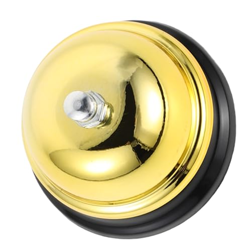 BESTonZON Restaurant Call Bell handglocke interaktive Spiele Restaurantglock -Ringer für den Service Desktop-Glocke Hotel Bell Requent hotelschalter Glocke Glocken rufen Legierung Golden von BESTonZON