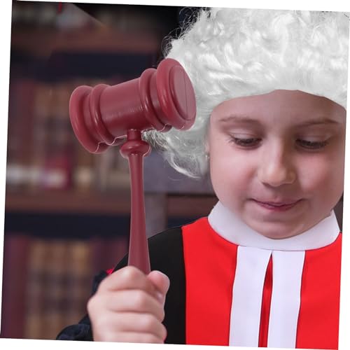 BESTonZON Richter Kostüm mit Verstellbarer Perücke für Karriererollenspiel Faschingskostüm Jungen Richteruniform Inklusive Kopfhaube für Halloween und Geburtstagsfeiern BESTonZON Richter Kostüm mit Verstellbarer Perücke für Karriererollenspiel Faschingskostüm Jungen Richteruniform Inklusive Kopfhaube für Halloween und Geburtstagsfeiern von BESTonZON