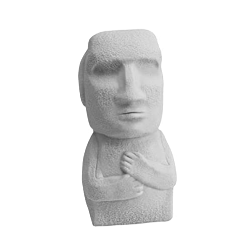 BESTonZON Rock Man Prise Musik Quetschspielzeug Moai-Stein-Squeeze- Zur Angstlinderung Relief Fidget Squeeze Cartoon-Squeeze- Grey BESTonZON Rock Man Prise Musik Quetschspielzeug Moai-Stein-Squeeze- Zur Angstlinderung Relief Fidget Squeeze Cartoon-Squeeze- Grey von BESTonZON