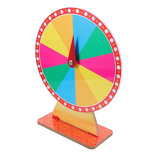 BESTonZON Roulette-Spiel Party Rad für Preise Drehscheibe trocken abwischbares Rad Glücksradspiel Preisrad Spiel Plattenspieler Glücksbrettspiel Spielrad kt-Board von BESTonZON