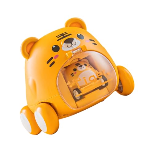 BESTonZON Rückziehauto Tigerform aus Abs Umweltfreundlich Farbenfrohes Mini Fahrzeug für Jungen und Mädchen Interaktives Katapultauto zum Greifen BESTonZON Rückziehauto Tigerform aus Abs Umweltfreundlich Farbenfrohes Mini Fahrzeug für Jungen und Mädchen Interaktives Katapultauto zum Greifen von BESTonZON
