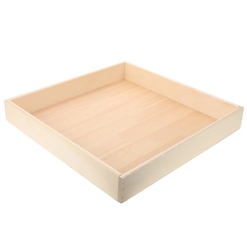 BESTonZON Sandkasten für Kompakte Holz Sandspiel Schale für Drinnen und Draußen Sicheres Kinderspielzeug für Stundenlangen Spaß für Kreative Aktivitäten im Garten oder Dem BESTonZON Sandkasten für Kompakte Holz Sandspiel Schale für Drinnen und Draußen Sicheres Kinderspielzeug für Stundenlangen Spaß für Kreative Aktivitäten im Garten oder Dem von BESTonZON