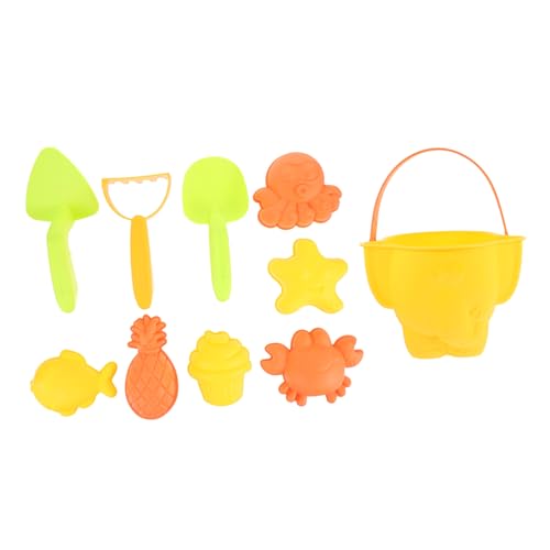 BESTonZON Sandspielzeug Set für Teiliges Strandspielzeug Set mit Eimer und Förmchen für Jungen und Mädchen für Strand Park und Garten Farbenfroh und Sicher Hergestellt aus Zufällige Farbe BESTonZON Sandspielzeug Set für Teiliges Strandspielzeug Set mit Eimer und Förmchen für Jungen und Mädchen für Strand Park und Garten Farbenfroh und Sicher Hergestellt aus Zufällige Farbe von BESTonZON
