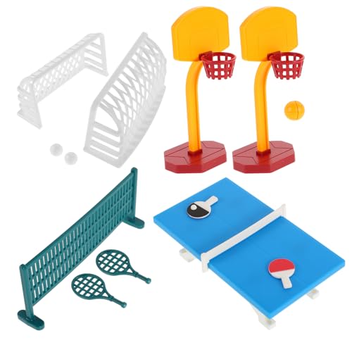 BESTonZON Satz Puppenhaus-Spielplatzmodell DIY Puppenhaus Zubehör Spielplatz Modelle Puppenhaus Modell interaktives Möbel-Kits Figur Mini-Sportzubehör Miniatursachen Plastik BESTonZON Satz Puppenhaus-Spielplatzmodell DIY Puppenhaus Zubehör Spielplatz Modelle Puppenhaus Modell interaktives Möbel-Kits Figur Mini-Sportzubehör Miniatursachen Plastik von BESTonZON