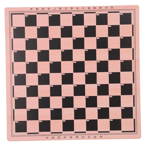 BESTonZON Schachbrettzubehör Tragbares Haushaltsschachbrett Planke Tragbares Internationales Schachbrett Bretter Schachbrettspiel Schachbrett Aus Holz Brettspiel Aus Holz Harz von BESTonZON