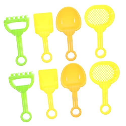 BESTonZON Schaufelset für Teiliges Sandspielzeug für Strand Sandkasten Schaufeln Rakes Sanduhren Farben Zufällig Sicheres Leichtes für Kreatives im Freien Zufällige Farbe Zufällige Farbe von BESTonZON