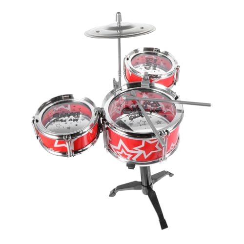 BESTonZON Schlagzeug Set Pädagogisches Musikinstrument Ab Jahren Sicherer Lernspaß Trommel für Junge Mädchen und Kleinkinder zur Frühkindlichen Musikalischen Robust und Kindgerecht BESTonZON Schlagzeug Set Pädagogisches Musikinstrument Ab Jahren Sicherer Lernspaß Trommel für Junge Mädchen und Kleinkinder zur Frühkindlichen Musikalischen Robust und Kindgerecht von BESTonZON