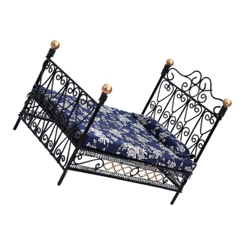 BESTonZON Schmiedeeisen Doppelbett Einzelbett Für Luftbett Zwillingspuppe Kinderbett Größe Kinderbett Puppenhausmöbel Einzelbett Einzelbodenbett Puppenbett Möbelmodell BESTonZON Schmiedeeisen Doppelbett Einzelbett Für Luftbett Zwillingspuppe Kinderbett Größe Kinderbett Puppenhausmöbel Einzelbett Einzelbodenbett Puppenbett Möbelmodell von BESTonZON