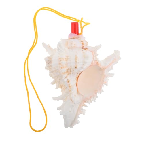 BESTonZON Schraubwinkelpfeife Muscheldekor Pfeifen Für Pfeifen Trainingspfeifen Muscheln Zum Dekorieren Damen Geräuschpfeifen Outdoor Trainingspfeife Taschentrompete Conch von BESTonZON