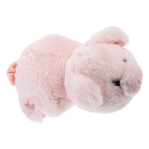 BESTonZON Schweinchen-plüschtier-handschlaufe Kinder Schlagen Wickelbänder Slap-Armbanduhr Hugger Slap-Armband Slap-Armband-lineal Gefüllte Slap- Pat-Ring Handgelenk Rosa Pp Baumwolle von BESTonZON