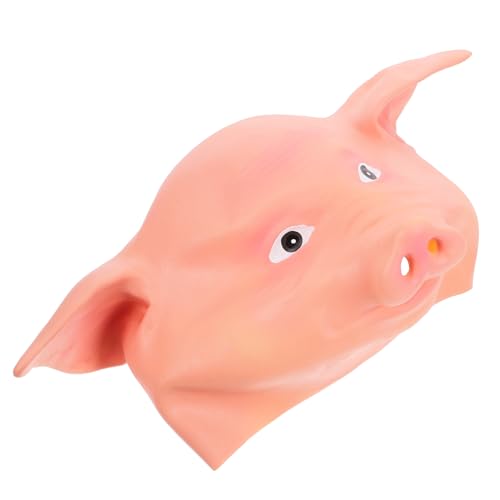 BESTonZON Schweinekopf Maske Cosplay Tierkostüm Kopfteil für Karneval Halloween Geburtstagsparty Verstellbar Komfortabel und Langlebig BESTonZON Schweinekopf Maske Cosplay Tierkostüm Kopfteil für Karneval Halloween Geburtstagsparty Verstellbar Komfortabel und Langlebig von BESTonZON
