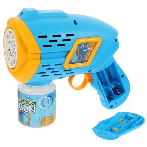 BESTonZON Seifenblasenmaschine Für Kinder Mit Seifenblasen-Nachfülllösung Automatische 2-In-1-Sprudelpistole Für Kleinkinder Von 1 Bis 3 Jahren Seifenblasengebläse Für Kinder Von 4 Bis 8 von BESTonZON