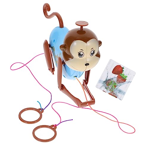 BESTonZON Affen Klettern up Spiel Zufällig Kunststoff Spielzeug Kinder Ziehen Spielzeug Cartoon Spielzeug von BESTonZON