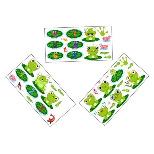 BESTonZON Selbstklebende Abziehbare Cartoon Frosch Bodenspiel Aufkleber aus Langlebigem PVC Bunte rutschfeste Spielteppich Sticker für Kinderzimmer und Kindergarten Fördert Indoor Spielspaß BESTonZON Selbstklebende Abziehbare Cartoon Frosch Bodenspiel Aufkleber aus Langlebigem PVC Bunte rutschfeste Spielteppich Sticker für Kinderzimmer und Kindergarten Fördert Indoor Spielspaß von BESTonZON