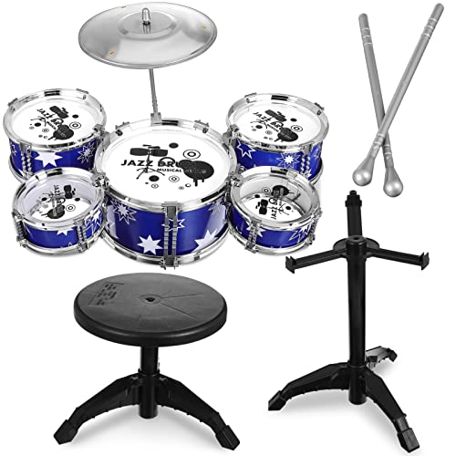 BESTonZON Set Drum Kit Kleinkinder Instrumente Jazz Drum BESTonZON Set Drum Kit Kleinkinder Instrumente Jazz Drum von BESTonZON