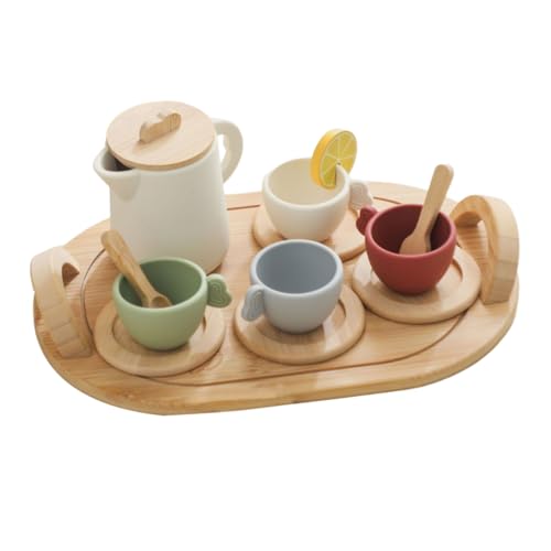 BESTonZON Teespielzeug Für Kinder Teeparty-Set Für Mädchen Rollenspiel-teezeit-Set Spielzeug Zur Zubereitung Von Nachmittagstee BESTonZON Teespielzeug Für Kinder Teeparty-Set Für Mädchen Rollenspiel-teezeit-Set Spielzeug Zur Zubereitung Von Nachmittagstee von BESTonZON
