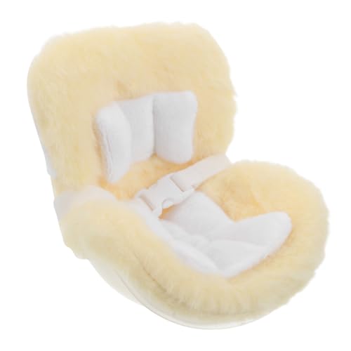 BESTonZON Sicherheitssitz von Puppenautos autositz zubehör Puppe-Babytrage -Babytrage Zubehör für Babypuppen Babytrage für Puppen Puppenzubehör Babypuppensachen Plüsch von BESTonZON