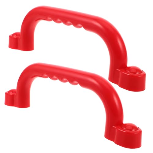 BESTonZON Sicherheitsspielplatz Handgriffe für rutschfeste Klettergriffe für und Außenspielgeräte Ergonomisches Design Zubehör für Spielhäuser und Spielplätze Rot von BESTonZON