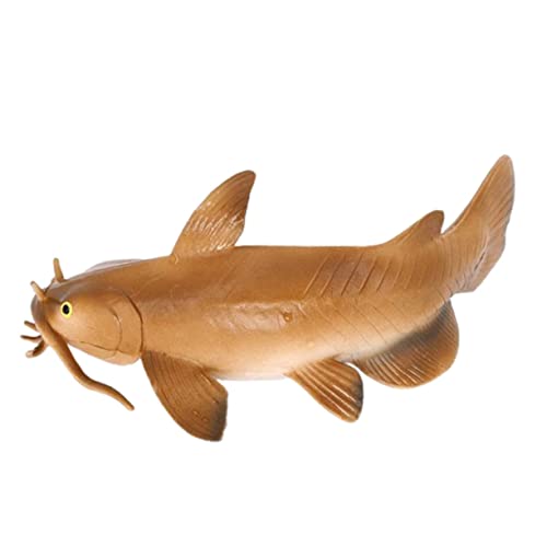 BESTonZON Simulation Catfish Model Realistisches Plastik für Lernspielzeug Kreativität und Naturverständnis für Dekoration und Spielspaß von BESTonZON