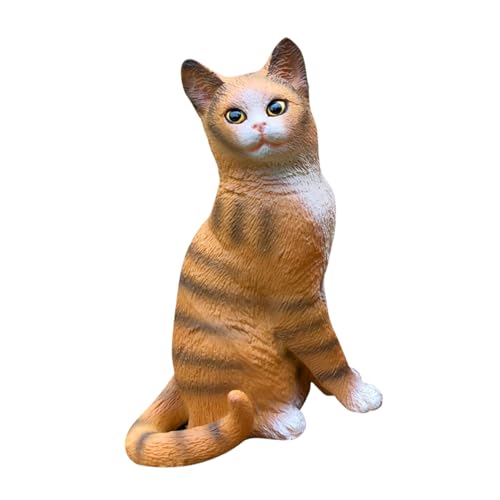BESTonZON Simulation Haustier Katze Katzenfigur Simuliertes Katzenmodell Katzenverzierung Für Den Tisch Statisches Katzenmodell Miniature Cat Figurines Statue Katzenmodelle Plastik BESTonZON Simulation Haustier Katze Katzenfigur Simuliertes Katzenmodell Katzenverzierung Für Den Tisch Statisches Katzenmodell Miniature Cat Figurines Statue Katzenmodelle Plastik von BESTonZON