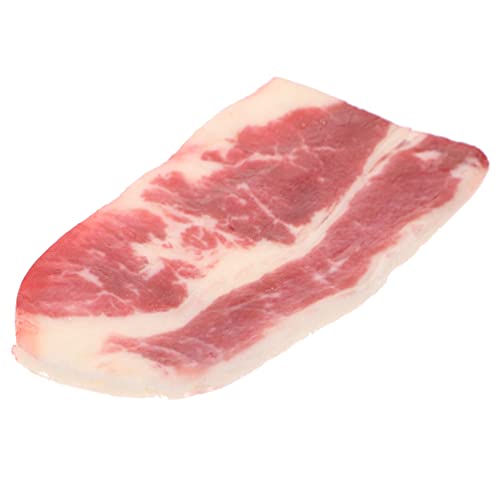 BESTonZON Simulation Von Rindfleischscheiben Gefälschte Fleischdekoration Dekoratives Lebensmittelmodell Gefälschtes Rindfleisch Gekochtes Fleisch-Modell Naturgetreue Fleischdekoration PVC von BESTonZON