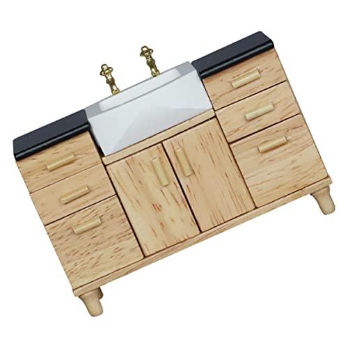 BESTonZON Simulationssenke Seifenuntersetzer tragbarer Radiergummi Wasser Vakuum Miniature Furniture Miniature Washstand Mini-Waschtisch Simulation Waschtischmodell hölzern Khaki BESTonZON Simulationssenke Seifenuntersetzer tragbarer Radiergummi Wasser Vakuum Miniature Furniture Miniature Washstand Mini-Waschtisch Simulation Waschtischmodell hölzern Khaki von BESTonZON