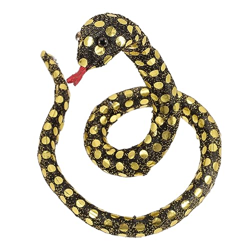 BESTonZON Simulationsspielzeugschlange Schlangenarmband Kunstpelzschlange Halloween- Streichschlangenmodell Simulation Schlangenspielzeug Ferngesteuerte Spinne Simuliertes Tierhaar von BESTonZON