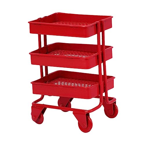 BESTonZON Simulationswagen Puppe Bausatz Häuser Nachttisch Zubehör küche kueche Micro dollhaus bastelzeug DIY -Versorgung Mini- Mini-Lagerregal-Handwagen Mini- - Eisen rot BESTonZON Simulationswagen Puppe Bausatz Häuser Nachttisch Zubehör küche kueche Micro dollhaus bastelzeug DIY -Versorgung Mini- Mini-Lagerregal-Handwagen Mini- - Eisen rot von BESTonZON