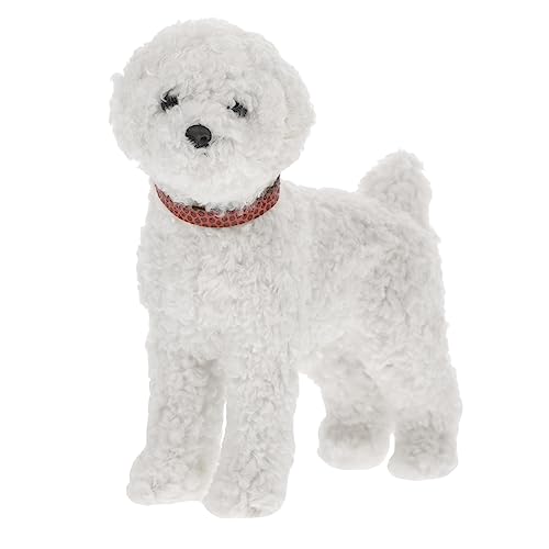 BESTonZON Simulationswelpe für kinderspielzeug Kid's Toy hühner Kid Toys Spielzeughund mit realistischer Figur Cartoon-Plüschtier Puppenspielzeug Plastik Weiß BESTonZON Simulationswelpe für kinderspielzeug Kid's Toy hühner Kid Toys Spielzeughund mit realistischer Figur Cartoon-Plüschtier Puppenspielzeug Plastik Weiß von BESTonZON