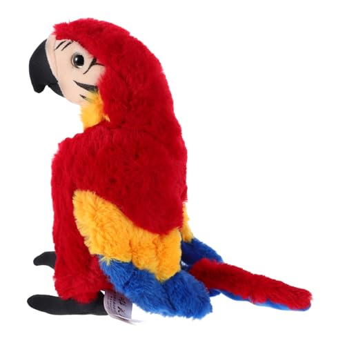 BESTonZON Simulierte Papageienpuppe Simulationspapageipuppe Papageienspielzeug Papageienornament Interaktives Stofftier Papagei Schlafzimmerdekor Papageienfiguren Stofftierpuppe BESTonZON Simulierte Papageienpuppe Simulationspapageipuppe Papageienspielzeug Papageienornament Interaktives Stofftier Papagei Schlafzimmerdekor Papageienfiguren Stofftierpuppe von BESTonZON