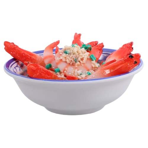 BESTonZON Simuliertes Essen Falsches Fleisch Gefälschte Gekochte Garnelen Dekoratives Gedämpftes Essen Modell Gefälschtes Essen Gefälschtes Für Gekochtes Essen Künstlich PVC Rot BESTonZON Simuliertes Essen Falsches Fleisch Gefälschte Gekochte Garnelen Dekoratives Gedämpftes Essen Modell Gefälschtes Essen Gefälschtes Für Gekochtes Essen Künstlich PVC Rot von BESTonZON