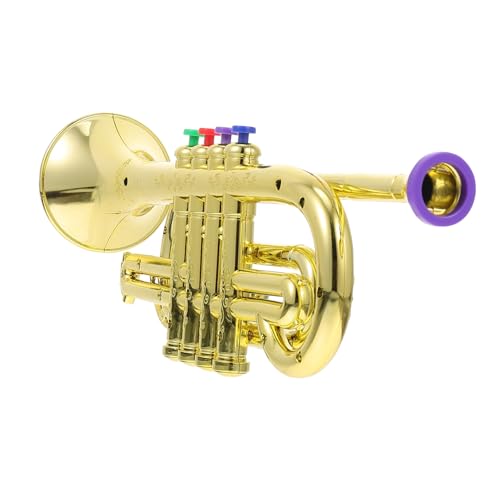 BESTonZON Simuliertes Musikinstrument- Kinderspielzeug Pädagogisches Musikalisches Spielzeuginstrument Aus Kunststoff Musikalisches Für Golden Plastik BESTonZON Simuliertes Musikinstrument- Kinderspielzeug Pädagogisches Musikalisches Spielzeuginstrument Aus Kunststoff Musikalisches Für Golden Plastik von BESTonZON