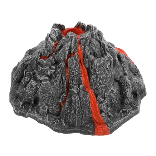 BESTonZON Simuliertes Vulkan Spielzeug Vulkan Modelle Spielzeug Landschafts Vulkan Verzierung Plastik Vulkan Modelle Ornamente Desktop Dekoration Vulkanisches Handwerk Simulation von BESTonZON