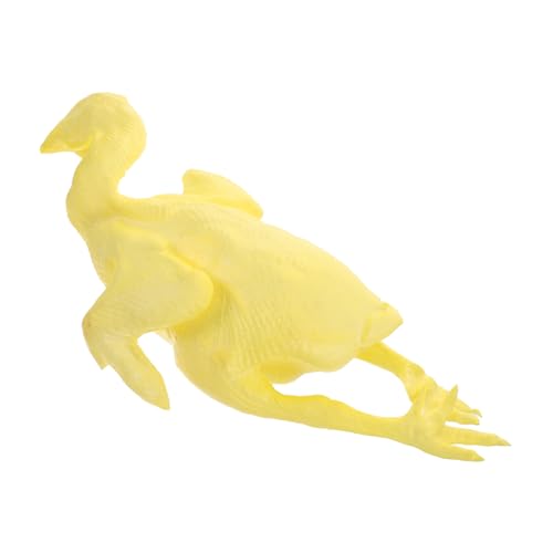 BESTonZON Simuliertes Weiß Geschnittenes Hühnchenmodell Entzückende Hühner-Requisite Gefälschtes Brathähnchen Nachgeahmtes Lebensmittelmodell Lebensmitteldekor Brathähnchen-Modell Yellow von BESTonZON