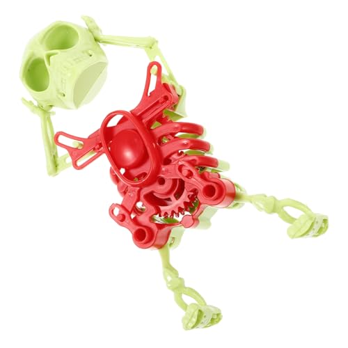 BESTonZON Skelett Tiere Animatronik Halloween Fußmatte Spiel Miniaturen Streich Korb Ornamente Fledermaus Plüsch Figuren Aufblasbare Zappeln Wirbel Stuffers Spinne Stunt Kunststoff von BESTonZON