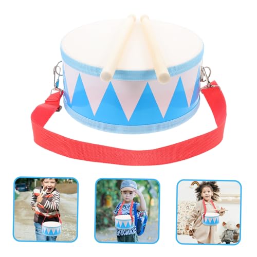 BESTonZON Snare Drum Holz Doppelseitiges Schlagzeug Musikinstrument für Jahre Lernspielzeug Rhythmusfördernd Pädagogisch und Langlebig von BESTonZON