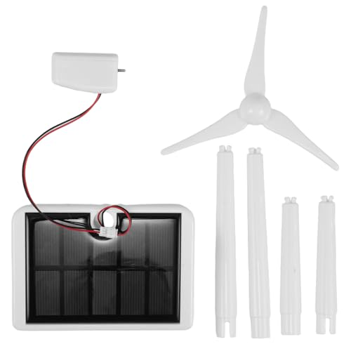 BESTonZON Solar Windmühlenmodell für Experimentierkasten zur mit Drehbarem Rotor für Unterricht und Thermische Tests von Autofolien Einfach zu Lagern Komplizierte Montage BESTonZON Solar Windmühlenmodell für Experimentierkasten zur mit Drehbarem Rotor für Unterricht und Thermische Tests von Autofolien Einfach zu Lagern Komplizierte Montage von BESTonZON