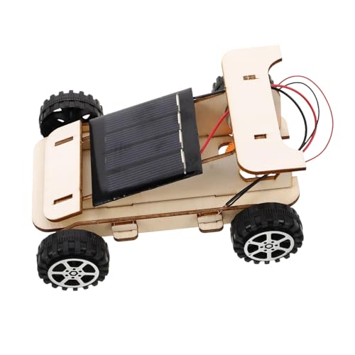 BESTonZON Solarbetriebenes Wissenschaftsspielzeug DIY Solarauto Bausatz für Einfach Zusammenzubauen Fördert Beobachtung und Denkfähigkeit als Bildungs Geschenkspielzeug von BESTonZON