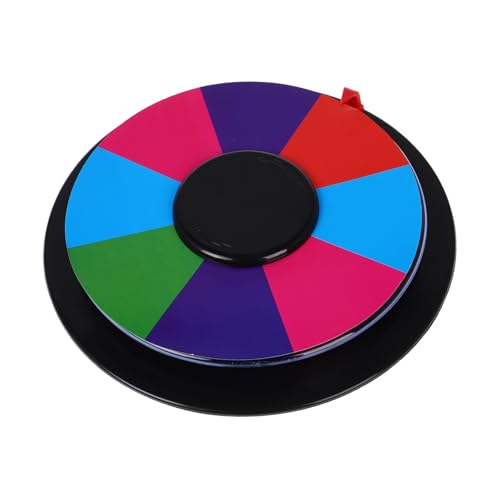 BESTonZON Spiel Plattenspieler interaktives Spielrad Sich drehendes Preisrad -Spiel Spinnrad Farbkreis für den Unterricht Schicksalsrad Plastik BESTonZON Spiel Plattenspieler interaktives Spielrad Sich drehendes Preisrad -Spiel Spinnrad Farbkreis für den Unterricht Schicksalsrad Plastik von BESTonZON