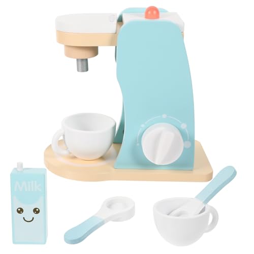 BESTonZON Spielhaus küchenspielzeug für Kitchen Toys for sicherheitsleine Sensory Toys Zubehör zum Kaffeespielen für Kleinkinder Kaffeemaschine hölzern BESTonZON Spielhaus küchenspielzeug für Kitchen Toys for sicherheitsleine Sensory Toys Zubehör zum Kaffeespielen für Kleinkinder Kaffeemaschine hölzern von BESTonZON