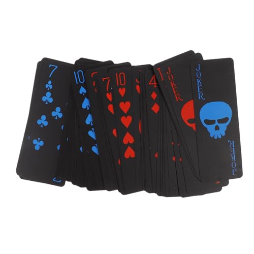 BESTonZON Pokerkarten - Plastikspielkartendeck Mattes PVC Spielkarten Für Billard Kartendecks Für Erwachsene von BESTonZON