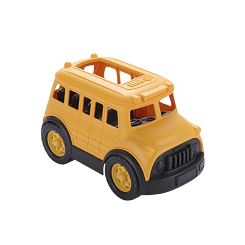 BESTonZON Lernspielzeug-Auto-Set Für Jungen Und Mädchen Kunststoff Schulbus Spielzeug Für Jungen Und Mädchen Automodell Batteriefahrzeug Spiel von BESTonZON
